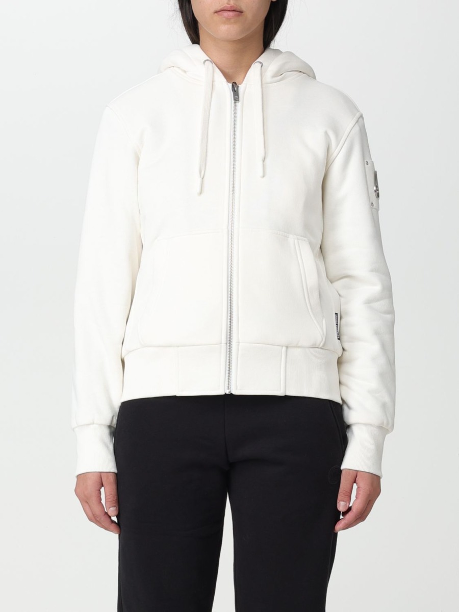 Moose Knuckles - Women's Jacket in White Giglio GOOFASH