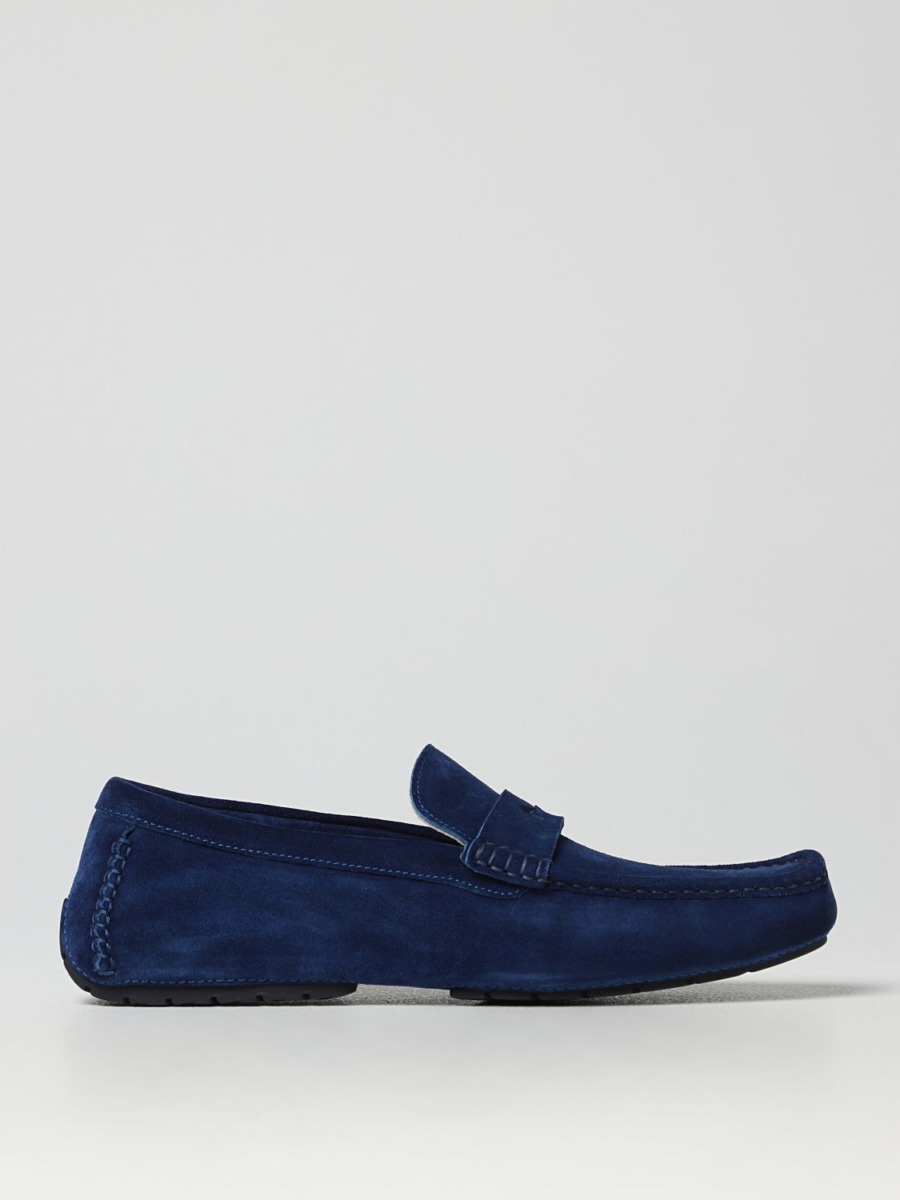 Moreschi - Blue Gents Loafers - Giglio GOOFASH
