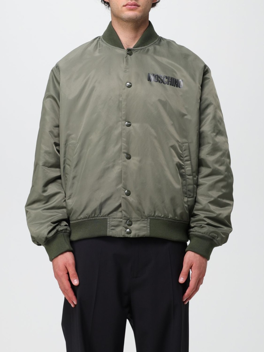 Moschino - Green Jacket for Men from Giglio GOOFASH