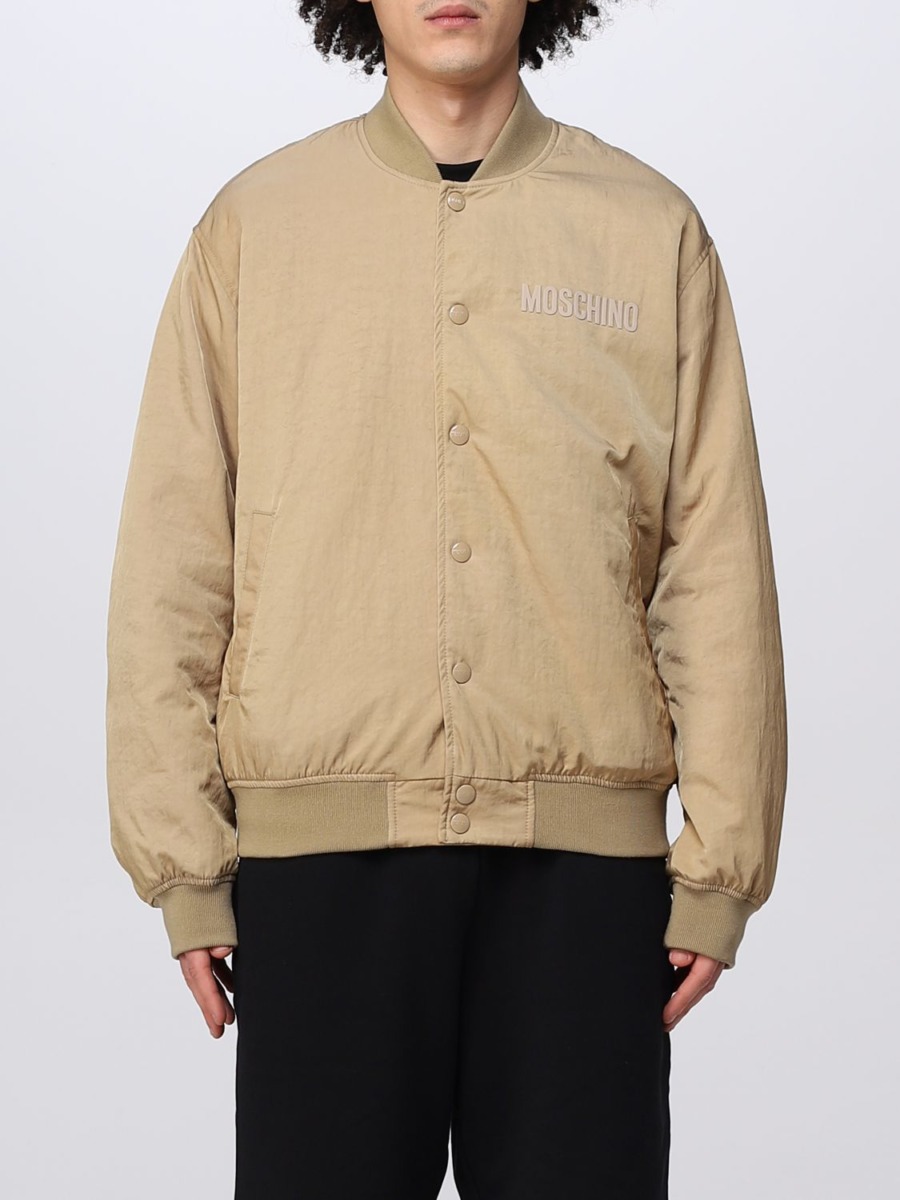 Moschino - Jacket Brown for Man from Giglio GOOFASH