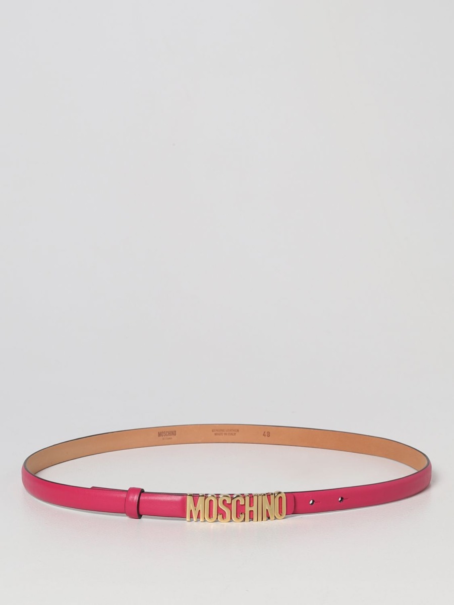 Moschino - Pink Belt Giglio Ladies GOOFASH