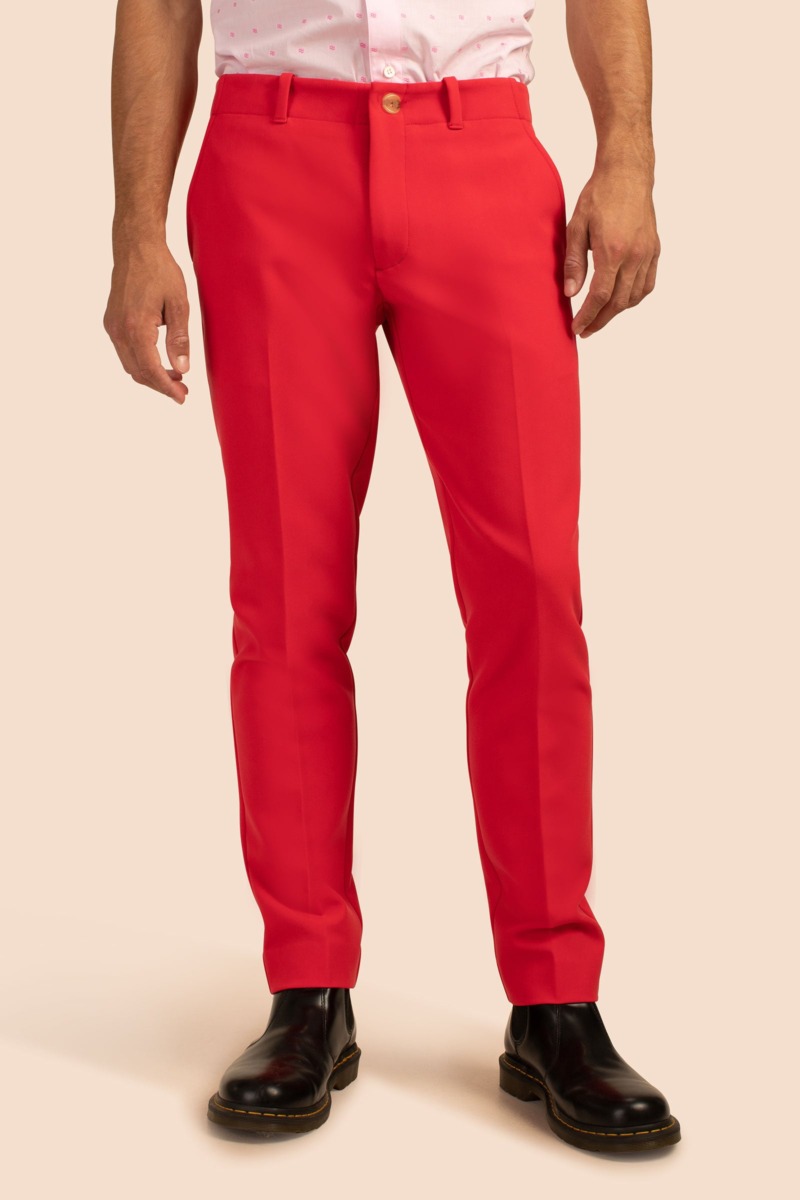 Mr Turk - Trousers in Red for Woman at Trina Turk GOOFASH