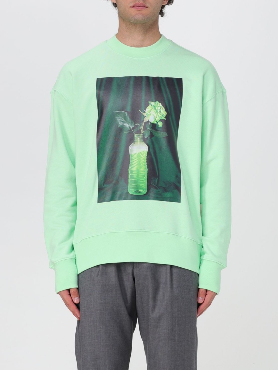 Msgm - Jumper in Green for Men from Giglio GOOFASH