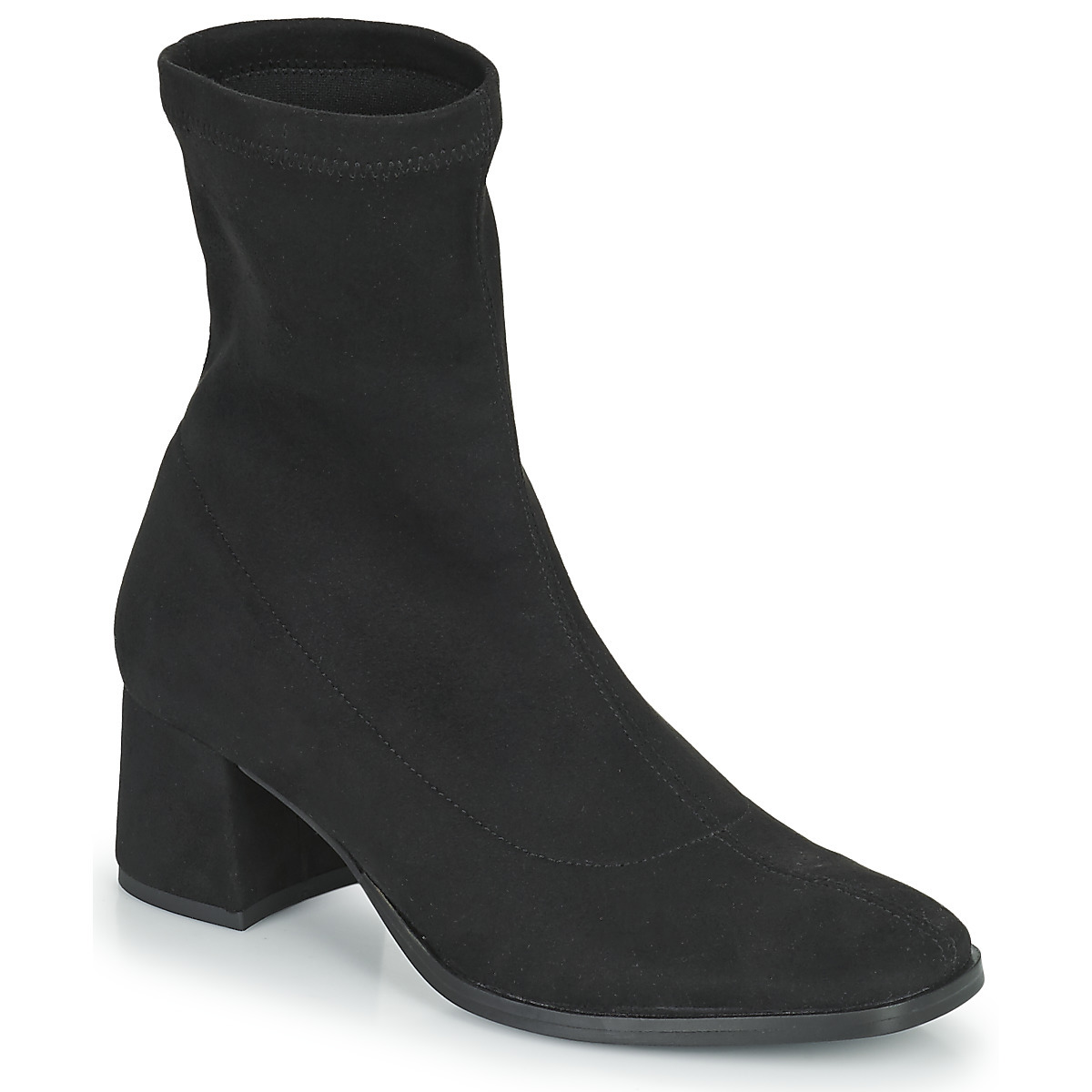 Myma Womens Black Ankle Boots by Spartoo GOOFASH