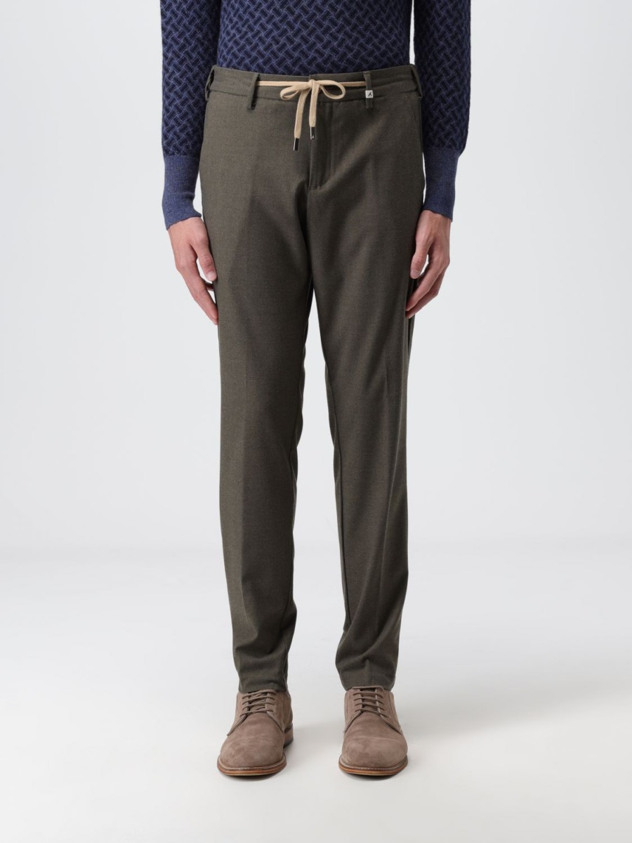Myths - Trousers Green for Men from Giglio GOOFASH