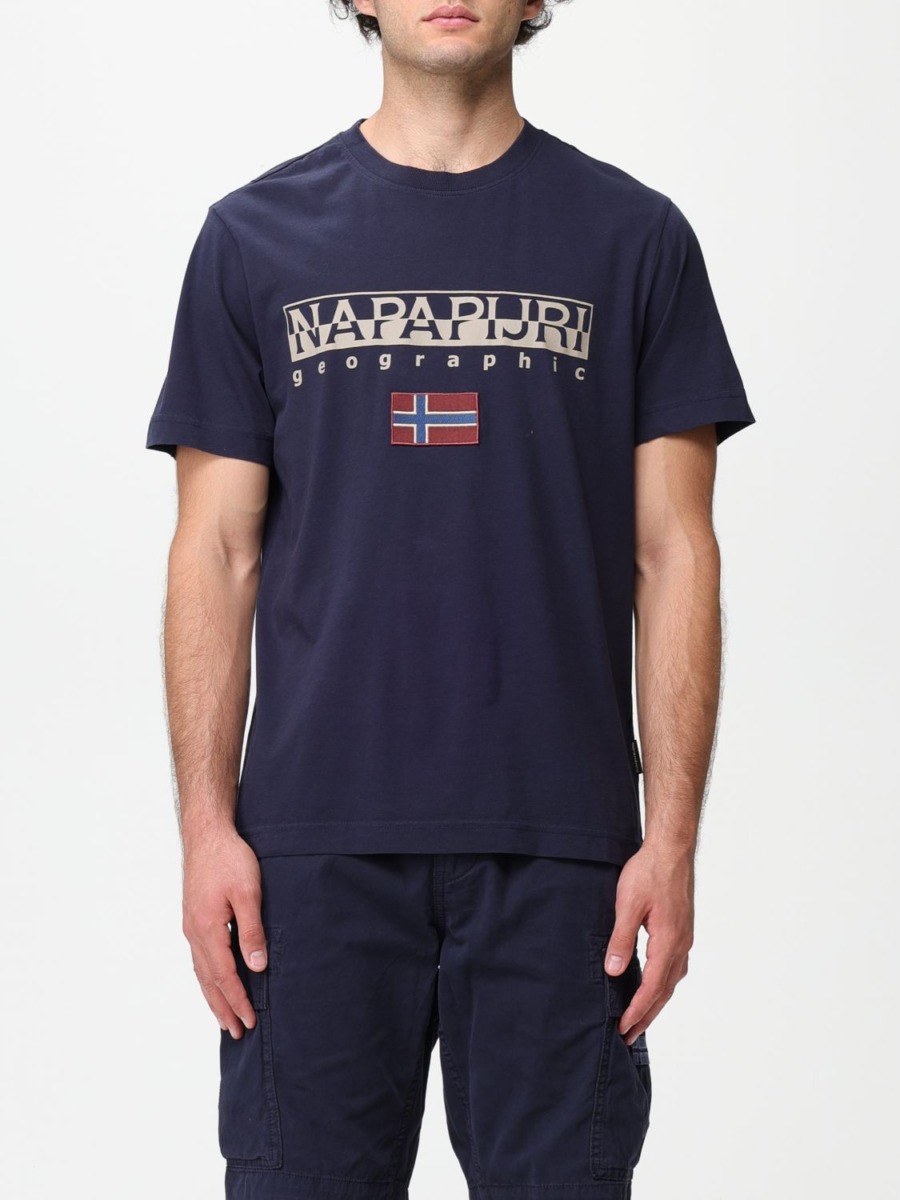 Napapijri - Men T-Shirt in Blue at Giglio GOOFASH
