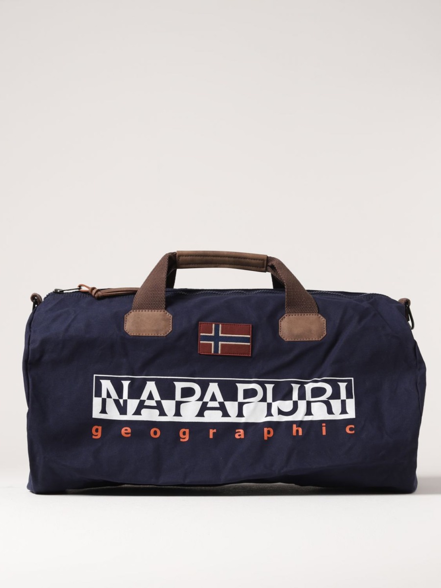 Napapijri - Men's Travel Bag in Blue from Giglio GOOFASH