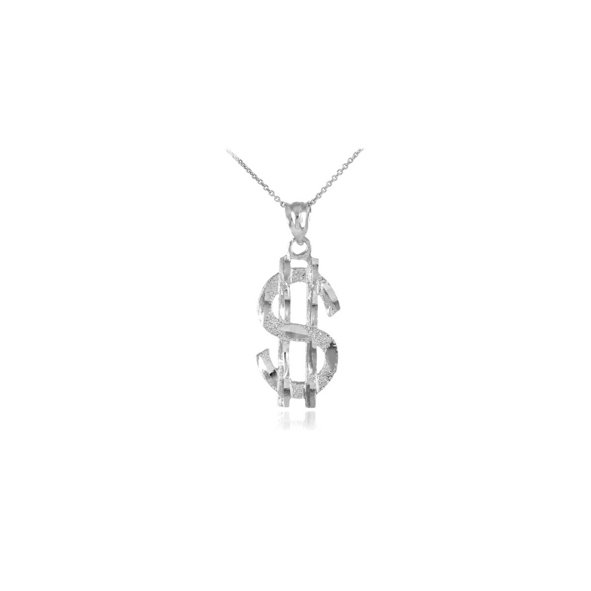 Necklace - White - Gold Boutique GOOFASH