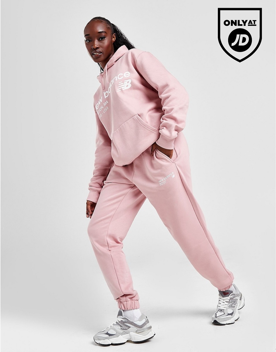 New Balance Pink Sweatpants JD Sports Ladies GOOFASH