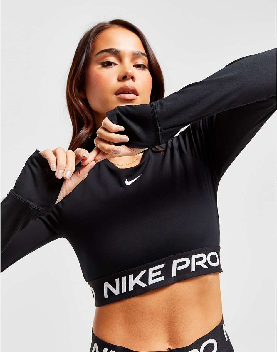 Nike Womens Crop Top Black from JD Sports GOOFASH