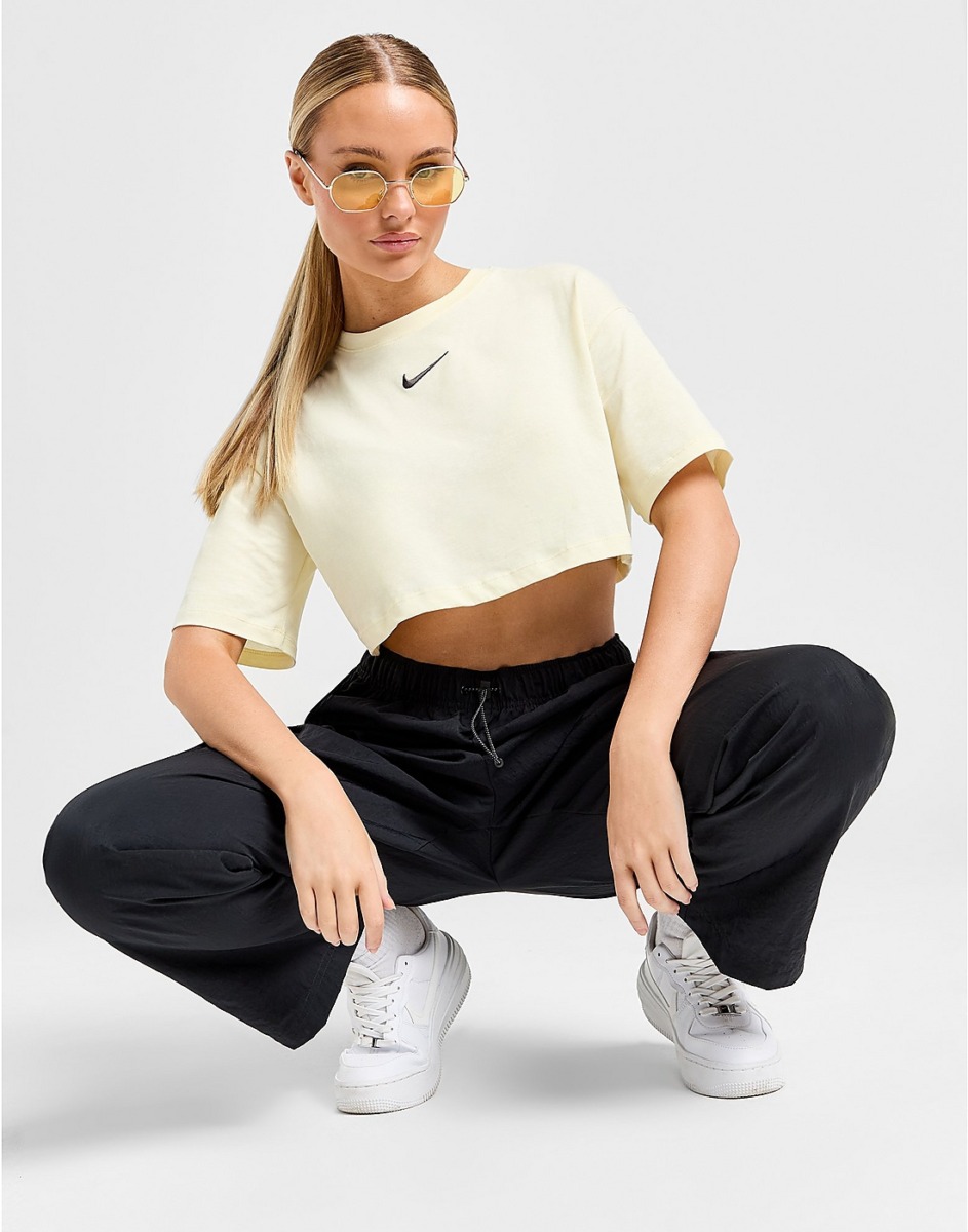 Nike Womens Crop Top White by JD Sports GOOFASH