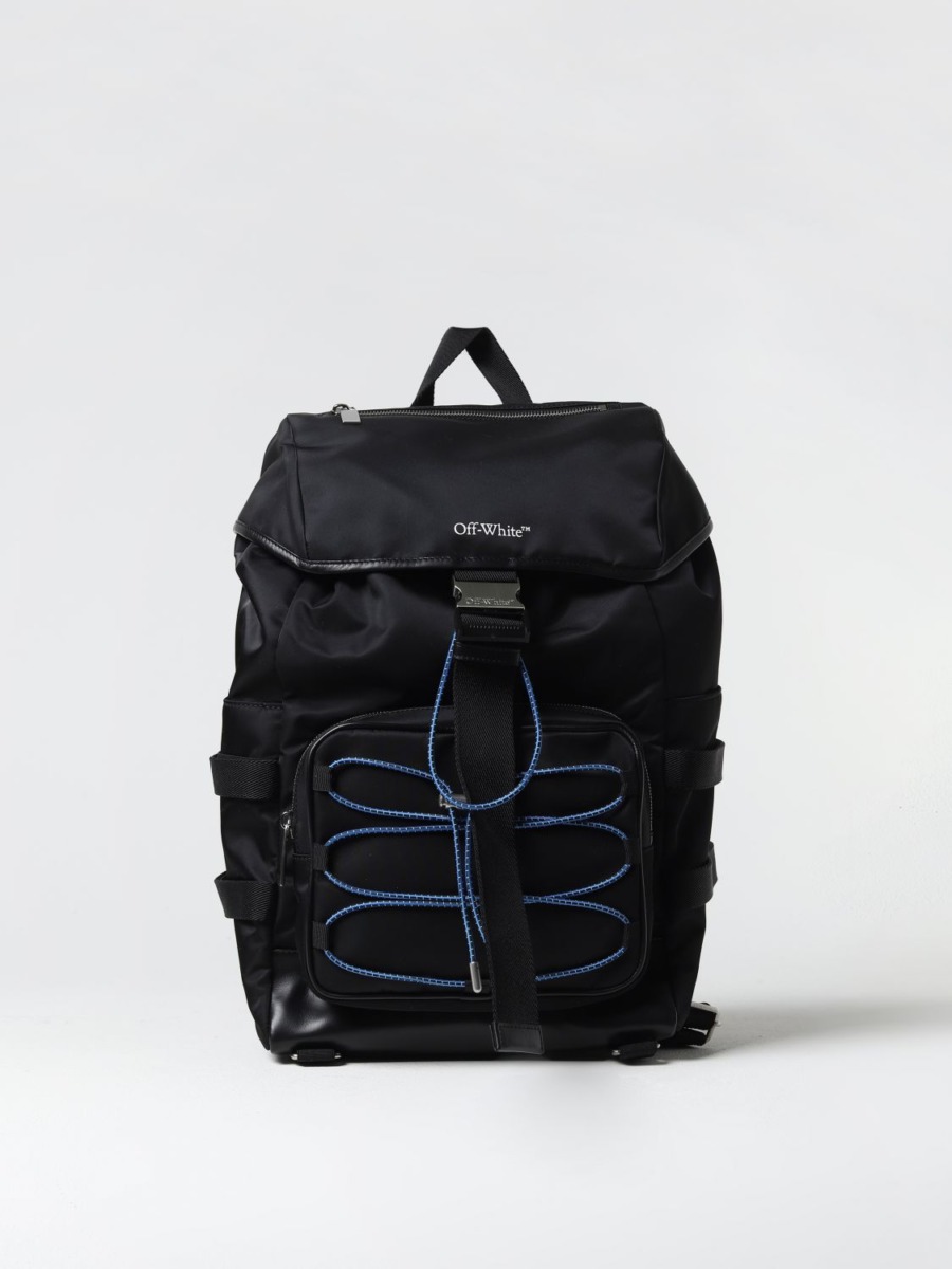 Off White Men's Backpack Black from Giglio GOOFASH