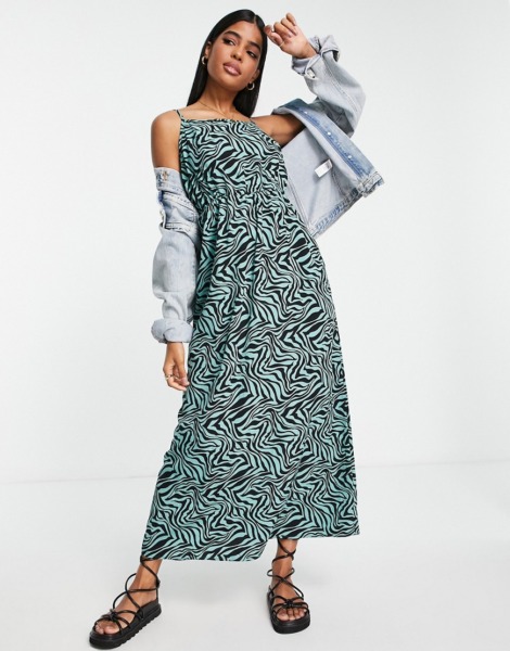 Only - Women Maxi Dress in Green from Asos GOOFASH