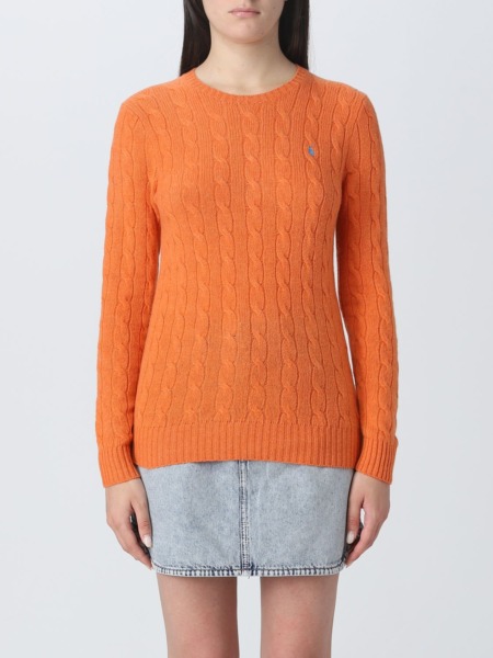 Orange Jumper for Woman from Giglio GOOFASH