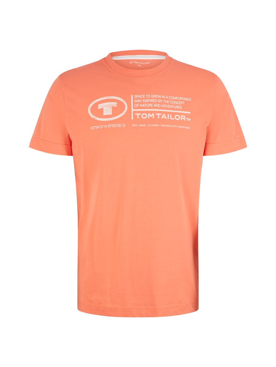 Orange T-Shirt - Tom Tailor GOOFASH