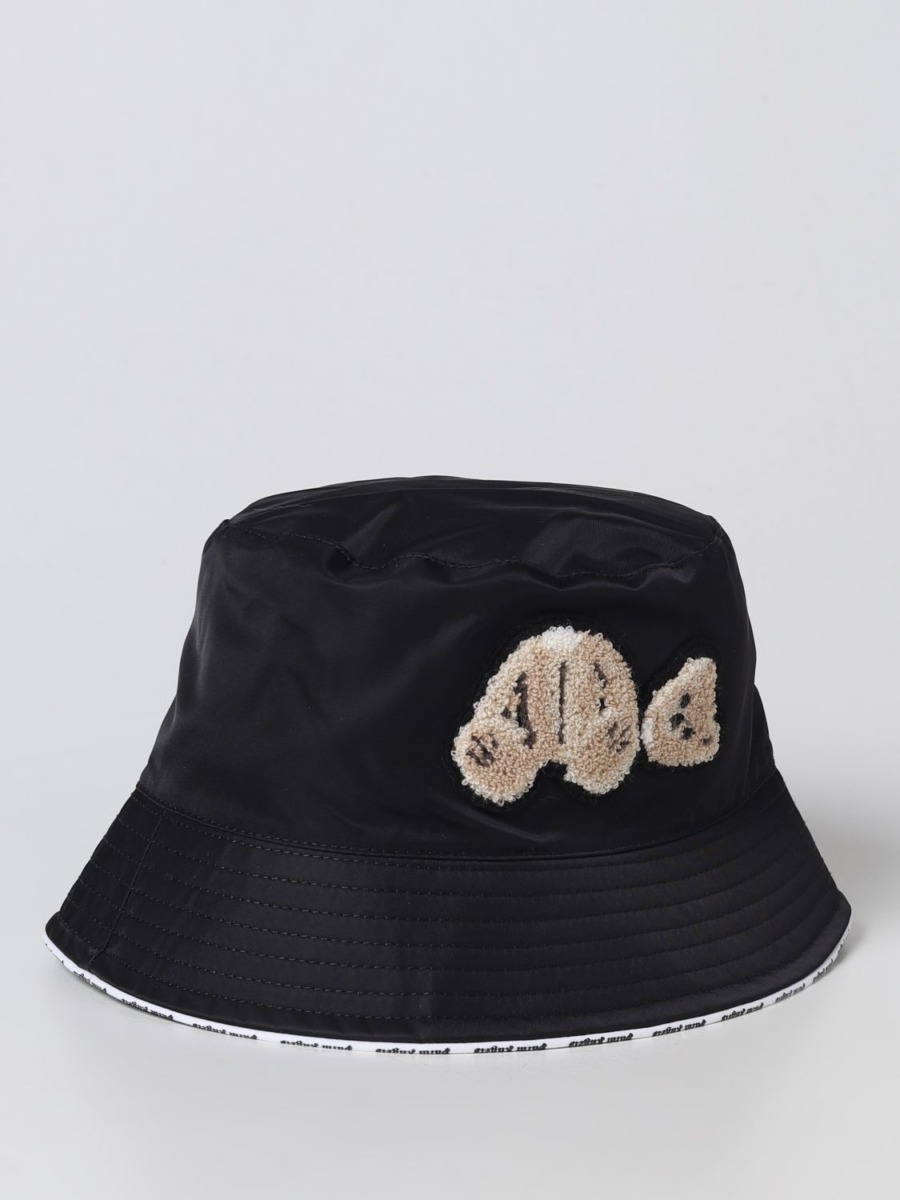 Palm Angels - Black Hat for Woman by Giglio GOOFASH
