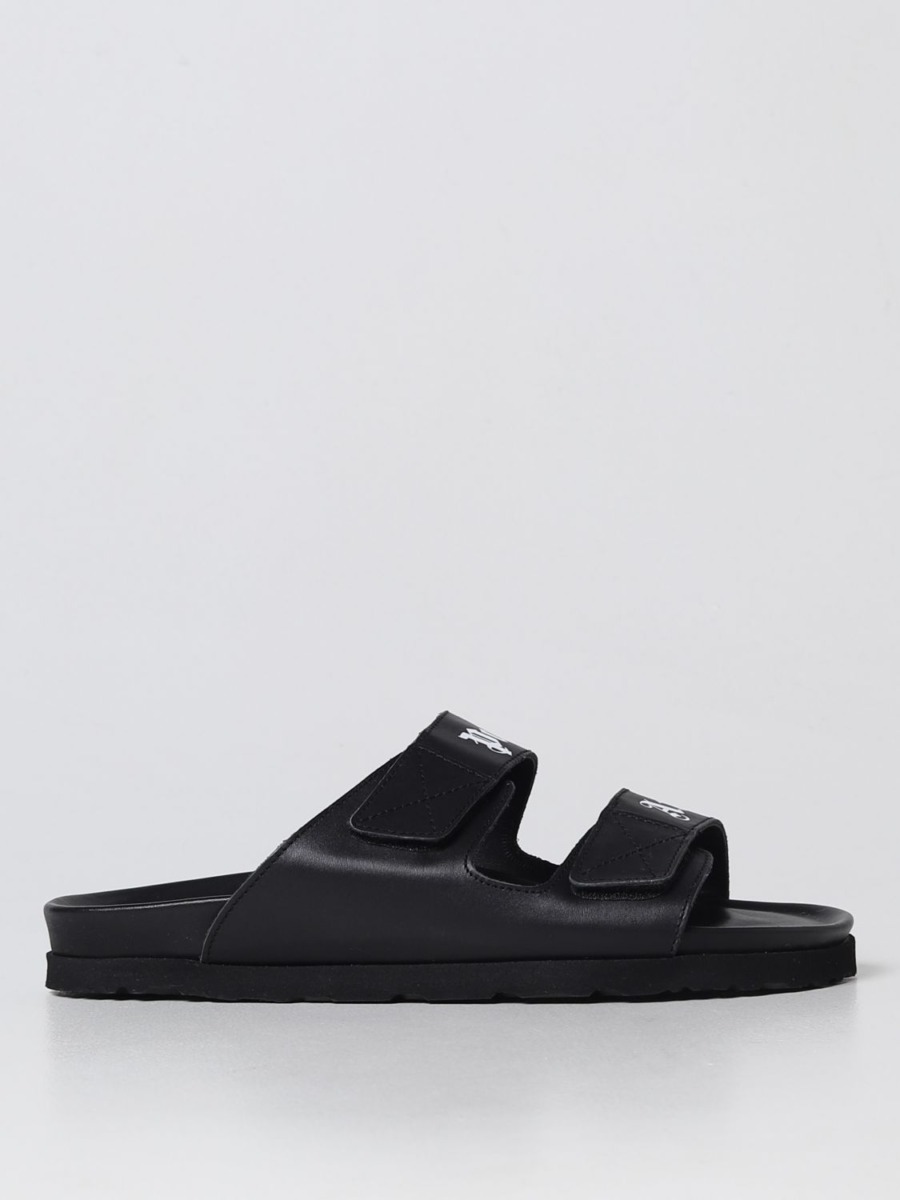 Palm Angels - Flat Sandals Black for Women from Giglio GOOFASH