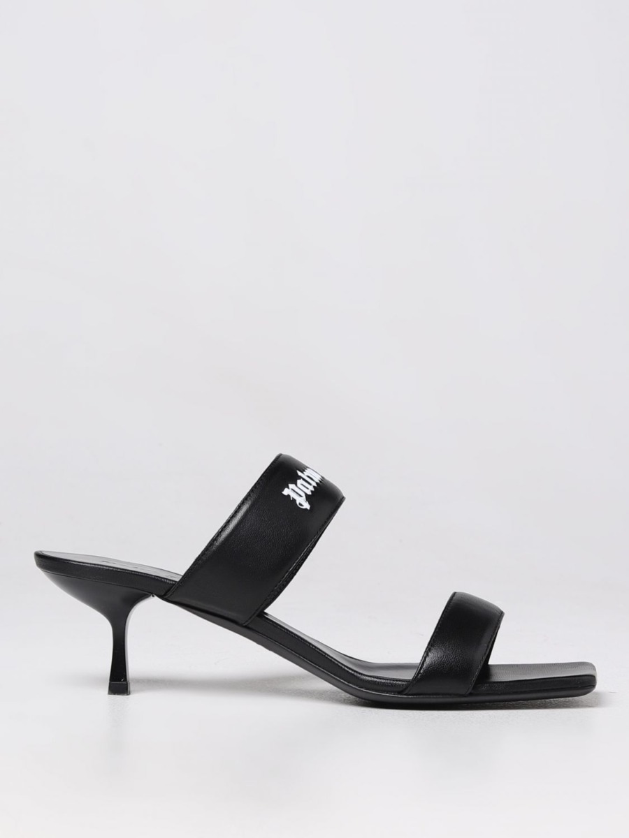 Palm Angels - Ladies Heeled Sandals in Black from Giglio GOOFASH