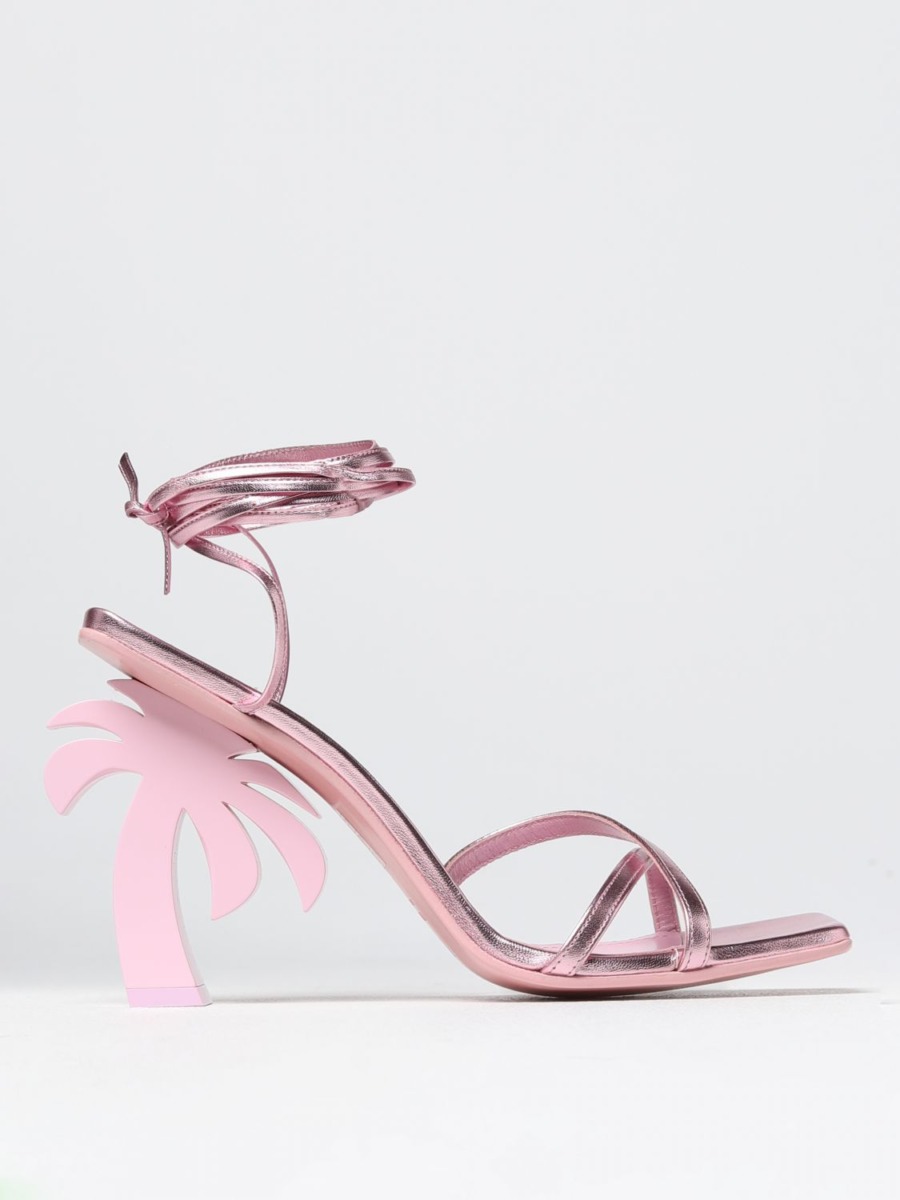 Palm Angels - Ladies Heeled Sandals in Pink by Giglio GOOFASH