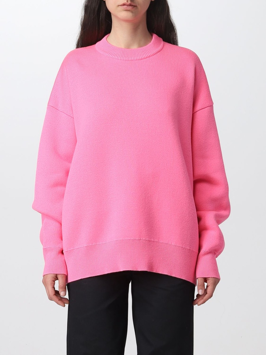 Palm Angels - Lady Jumper in Pink from Giglio GOOFASH