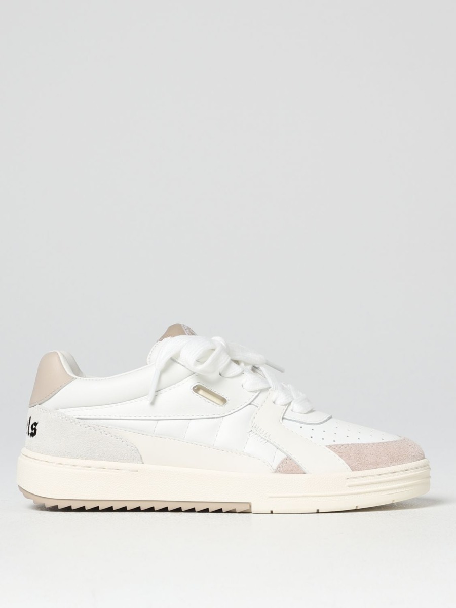 Palm Angels - Lady Sneakers in Cream at Giglio GOOFASH