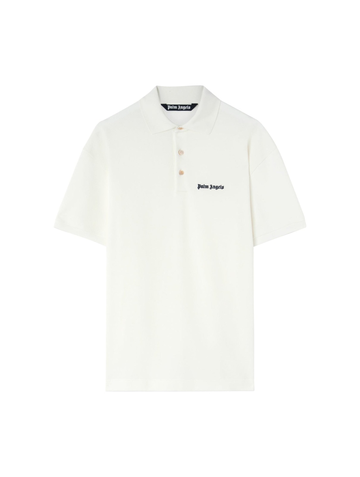Palm Angels - Poloshirt White by Suitnegozi GOOFASH