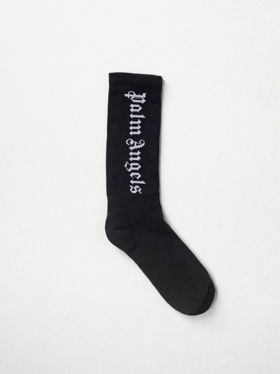 Palm Angels Socks in Black for Man from Giglio GOOFASH