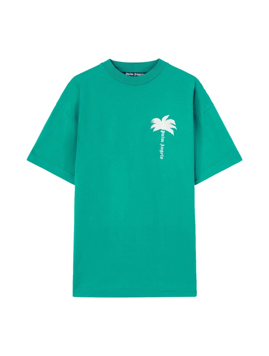 Palm Angels T-Shirt in Green for Man from Suitnegozi GOOFASH