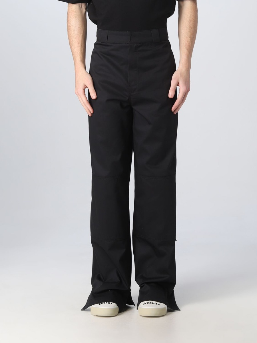 Palm Angels Trousers in Black for Men from Giglio GOOFASH