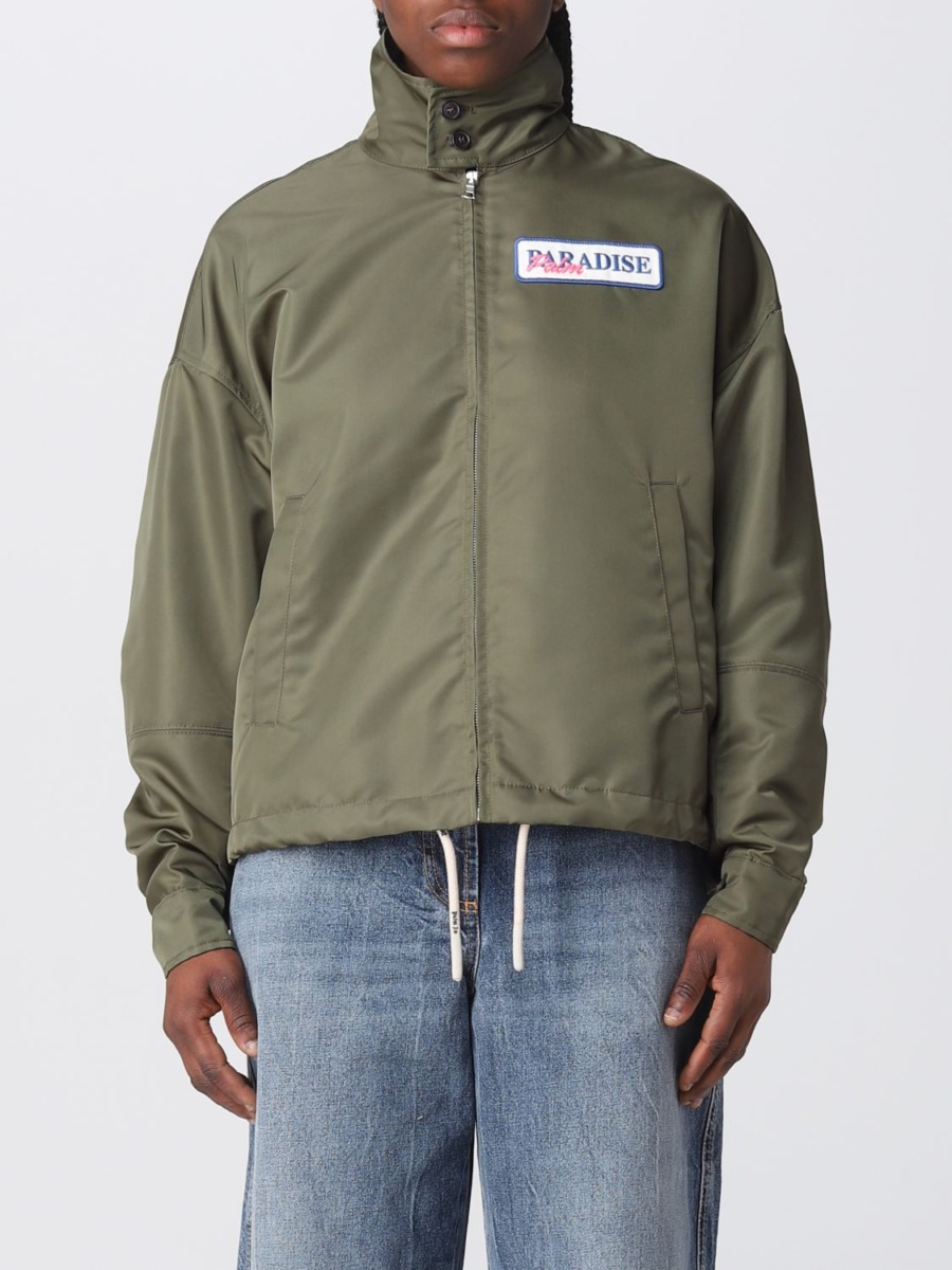 Palm Angels - Women's Jacket Green from Giglio GOOFASH