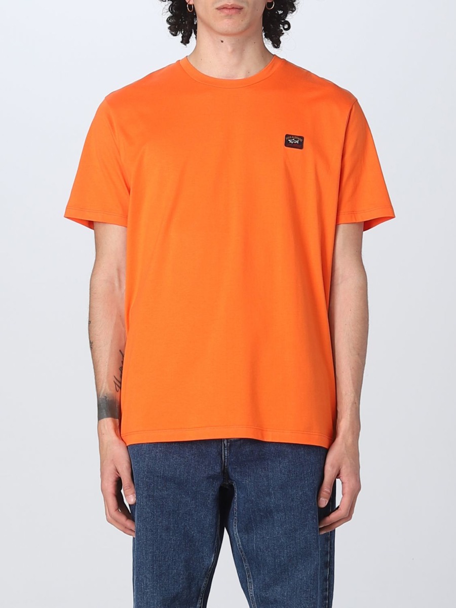 Paul & Shark - Gent Orange T-Shirt by Giglio GOOFASH