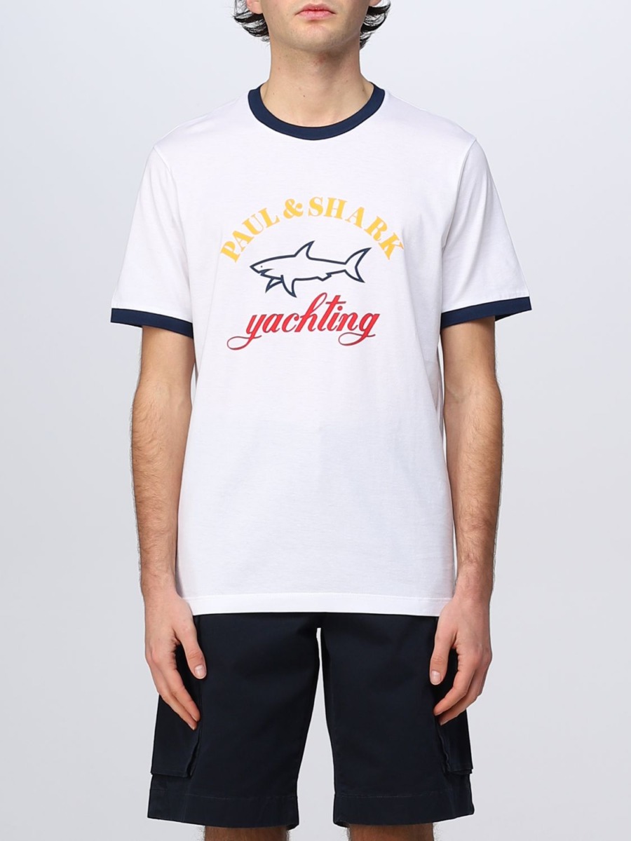 Paul & Shark White T-Shirt at Giglio GOOFASH