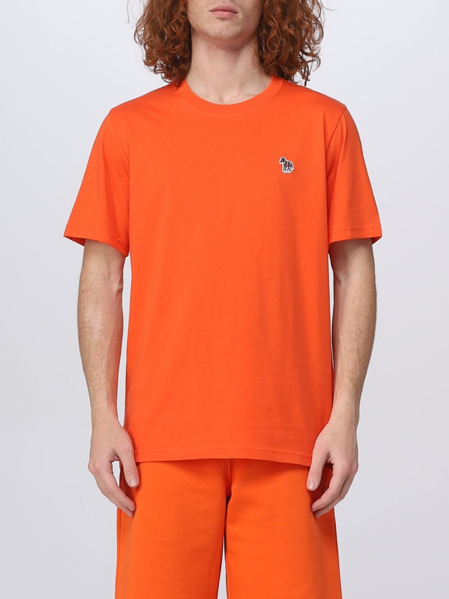 Paul Smith - Gents T-Shirt in Orange - Giglio GOOFASH
