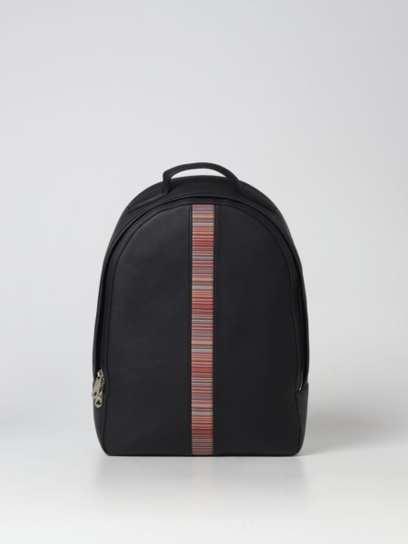 Paul Smith Mens Backpack Black - Giglio GOOFASH