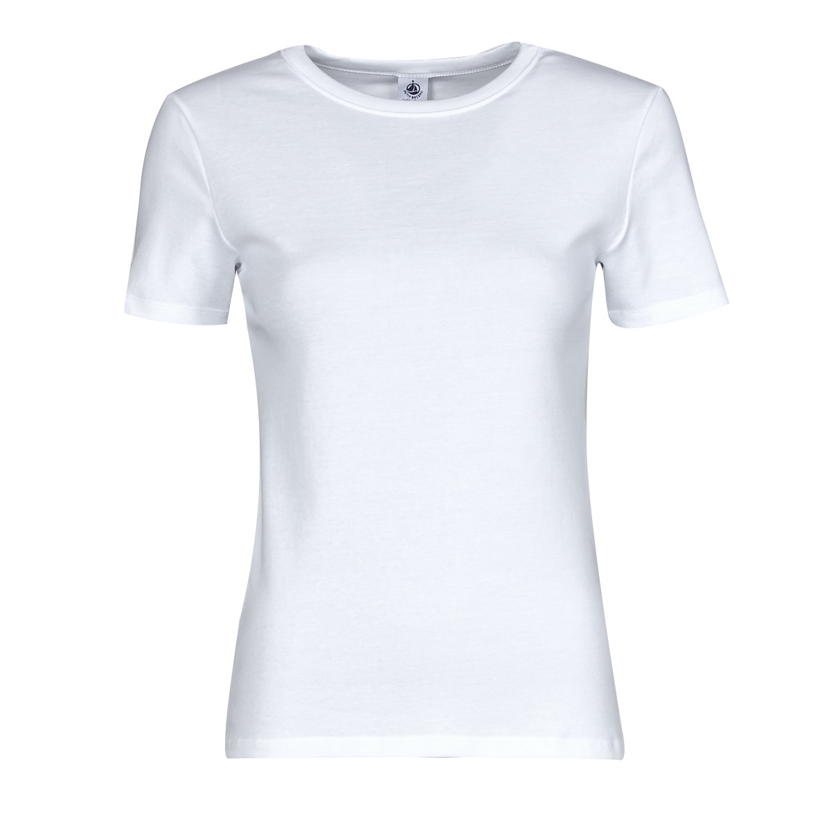 Petit Bateau Woman T-Shirt White by Spartoo GOOFASH