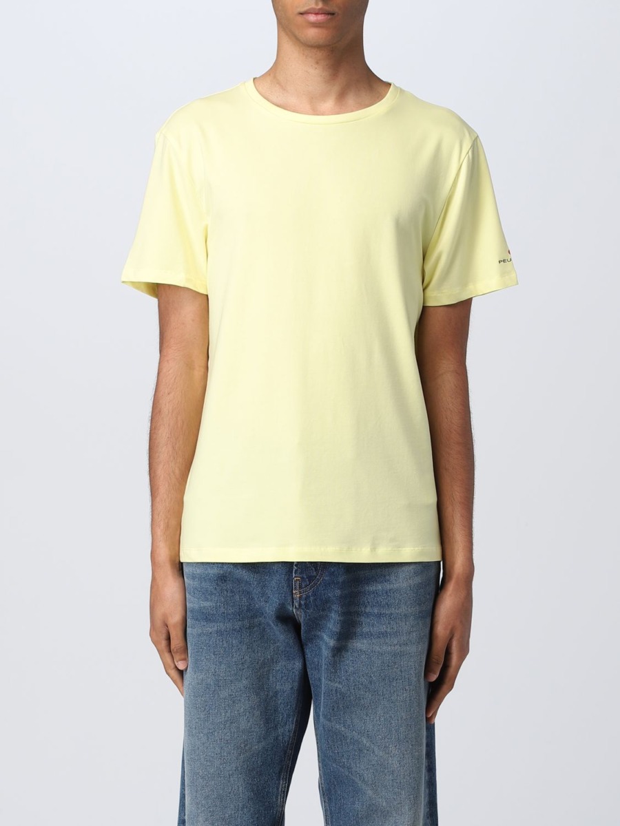 Peuterey - Gent T-Shirt in Yellow at Giglio GOOFASH