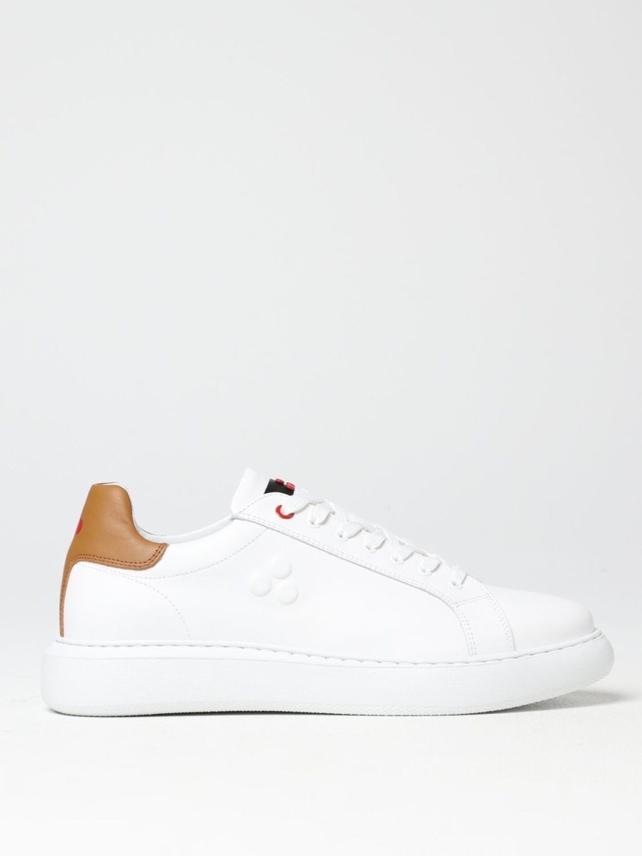 Peuterey - Gent Trainers in White by Giglio GOOFASH