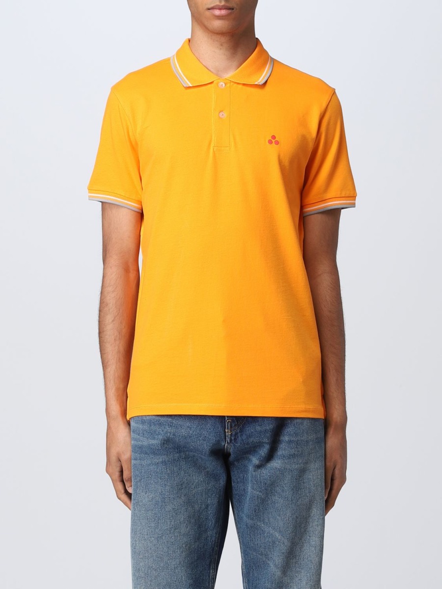 Peuterey - Gents Poloshirt in Orange from Giglio GOOFASH