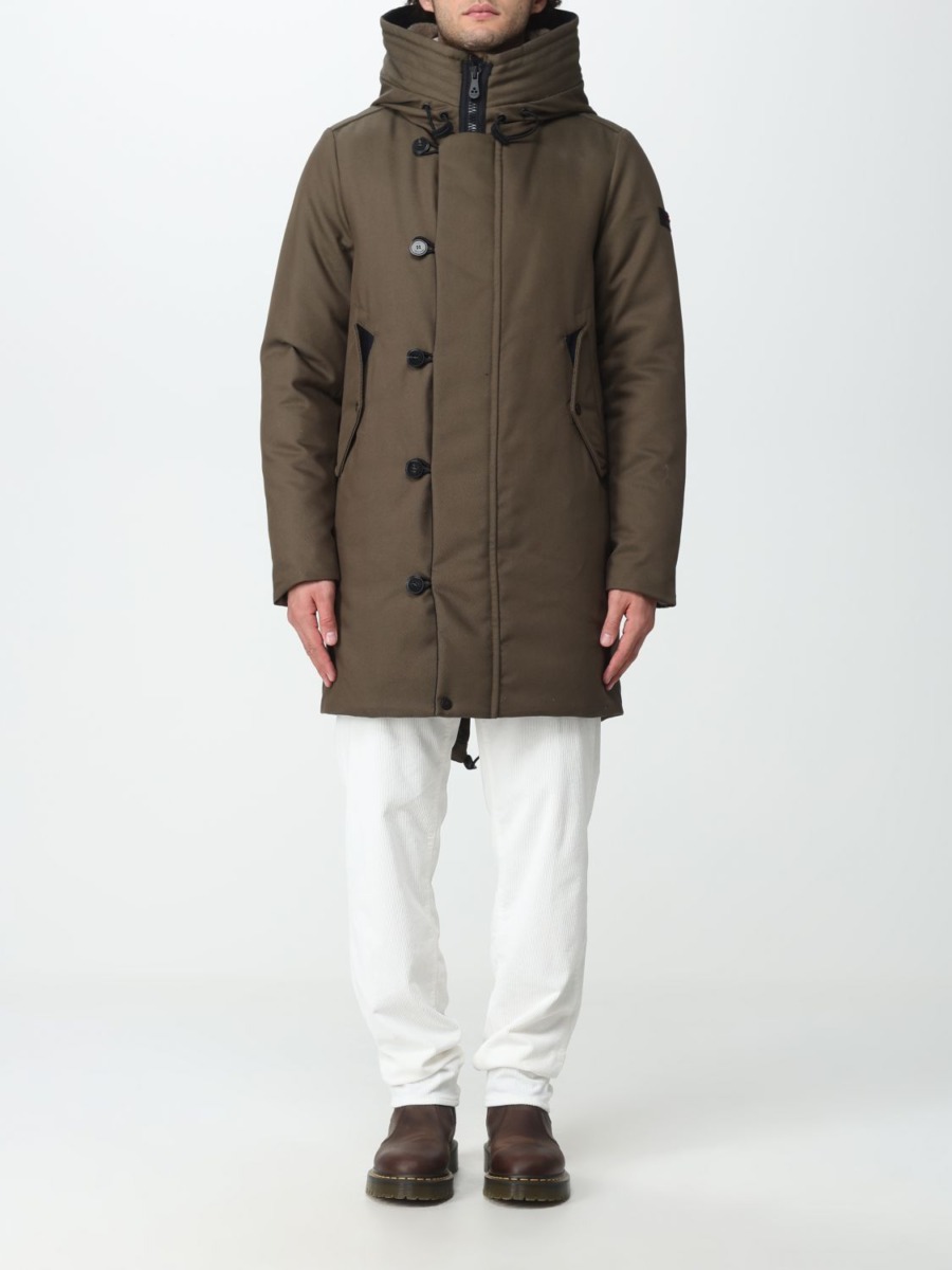 Peuterey Mens Green Jacket from Giglio GOOFASH