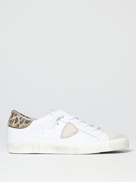 Philippe Model - Lady Sneakers in White Giglio GOOFASH