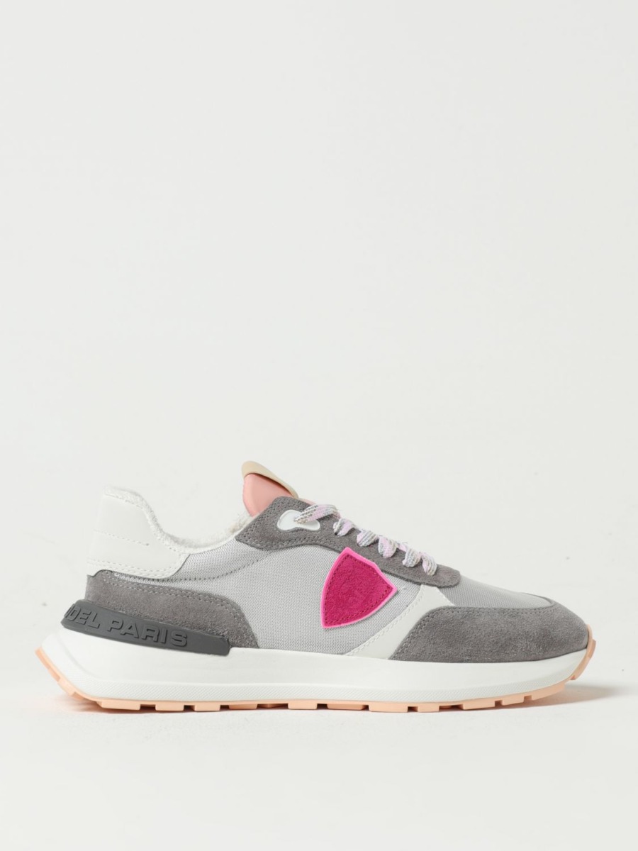 Philippe Model - Woman Sneakers Grey at Giglio GOOFASH
