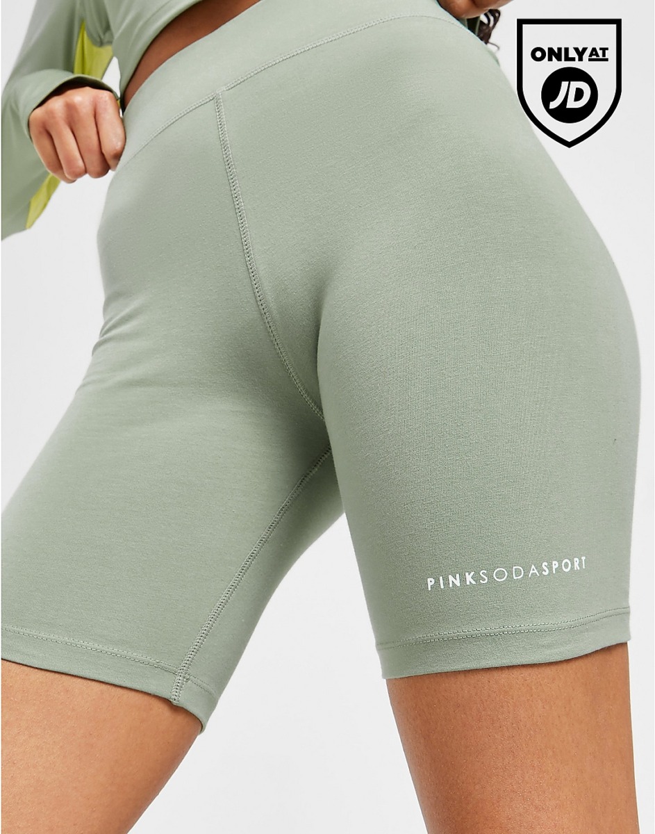 Pink Soda - Green Shorts for Women by JD Sports GOOFASH