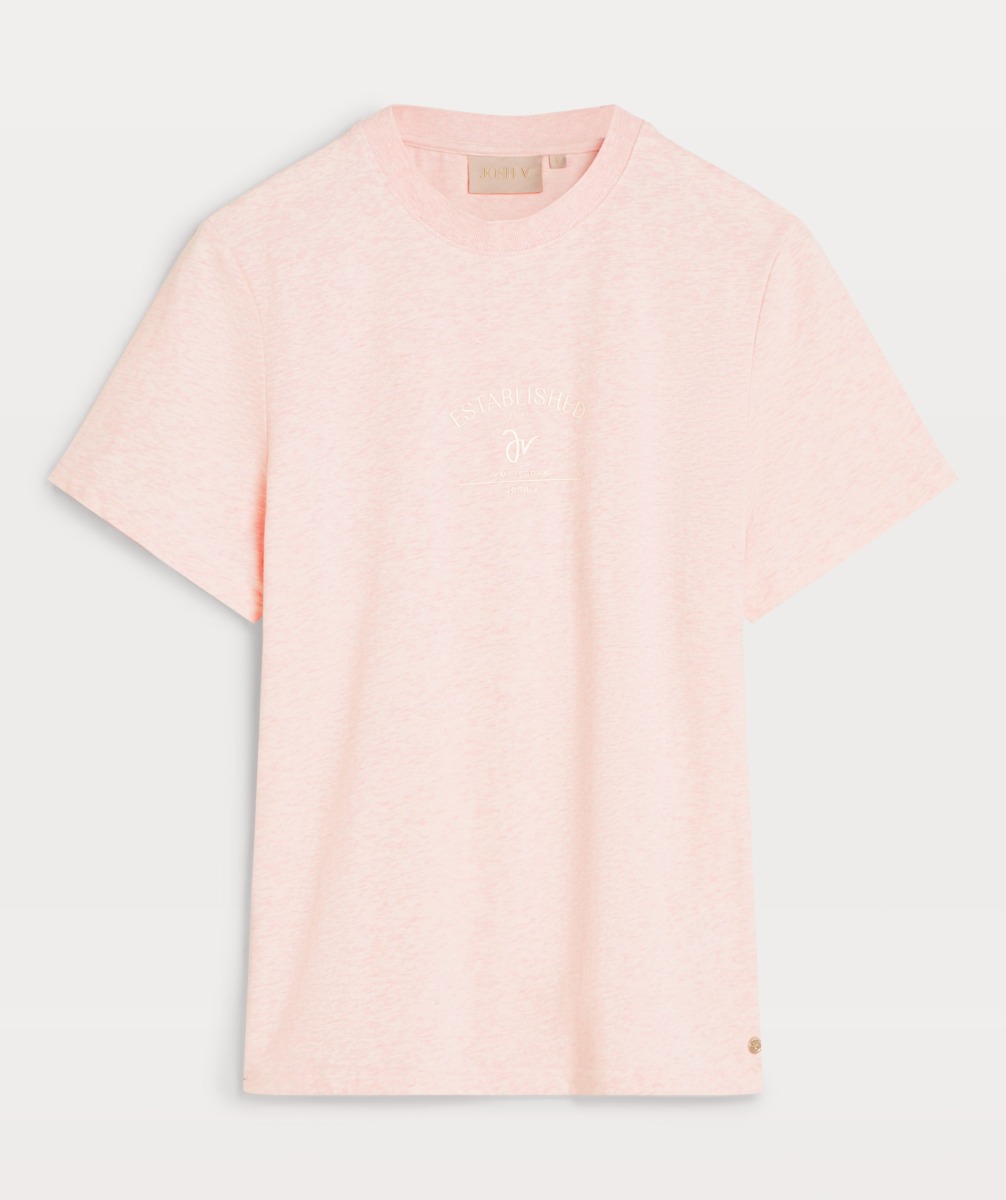 Pink T-Shirt - Josh V GOOFASH