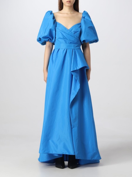 Pinko - Blue Dress - Giglio - Woman GOOFASH