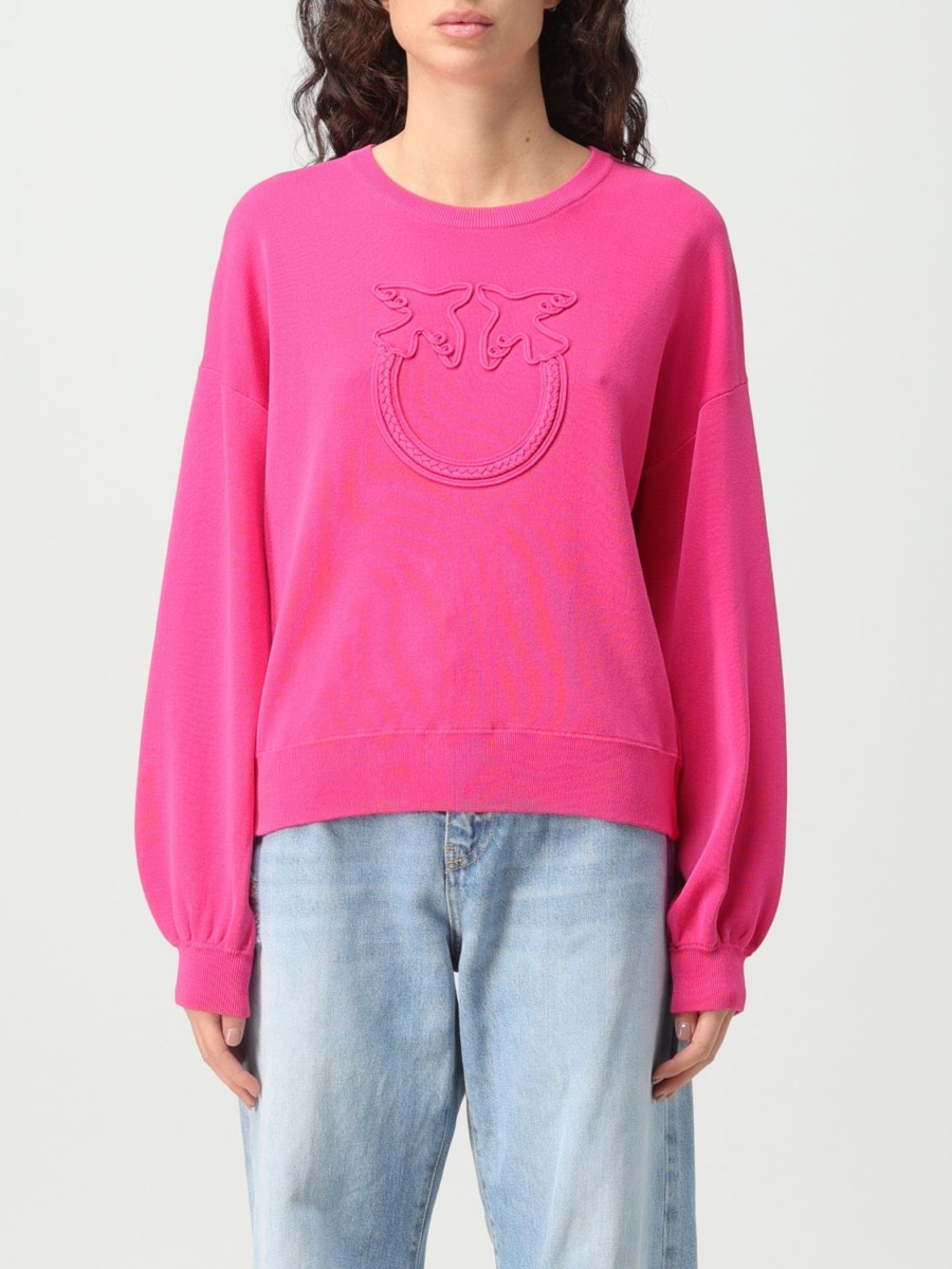 Pinko Ladies Sweatshirt in Pink from Giglio GOOFASH