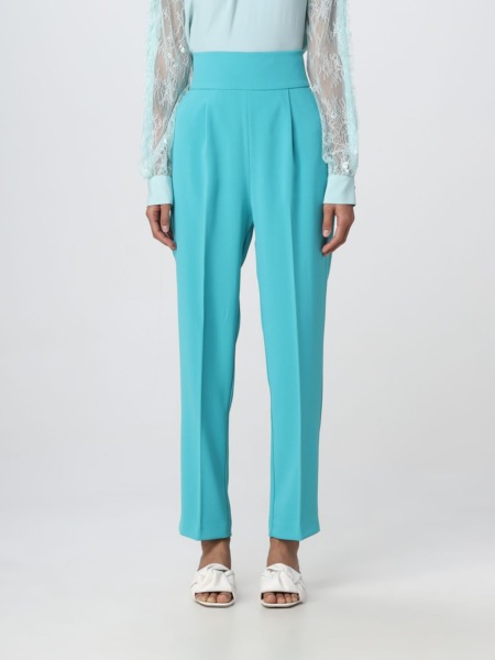Pinko Lady Trousers Blue by Giglio GOOFASH