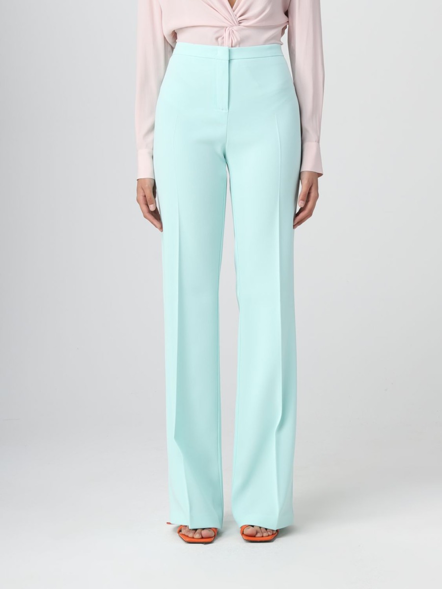 Pinko Lady Trousers Blue from Giglio GOOFASH