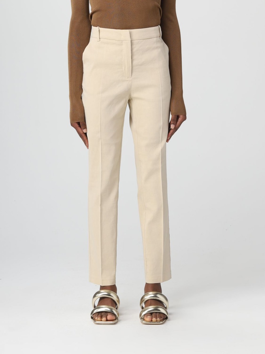 Pinko - Trousers Beige for Woman by Giglio GOOFASH