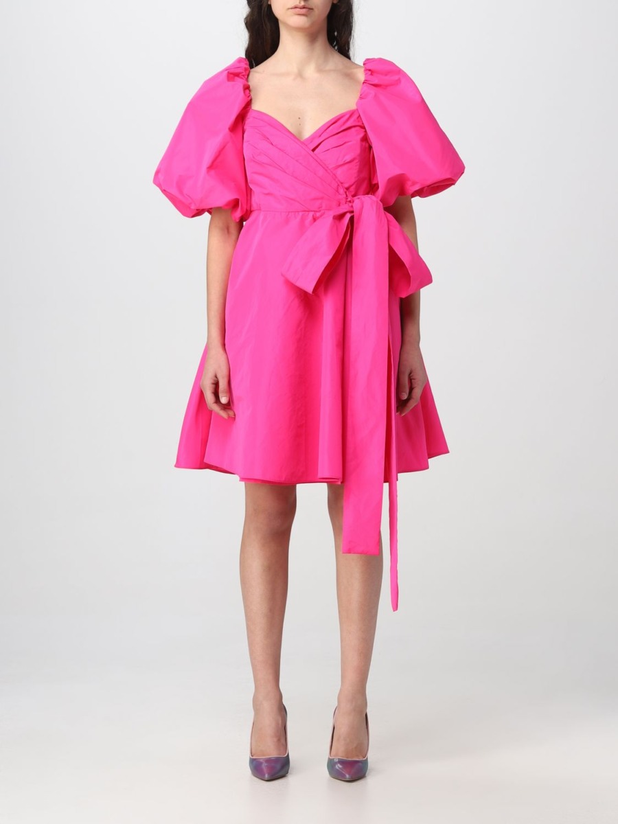 Pinko Woman Pink Dress at Giglio GOOFASH