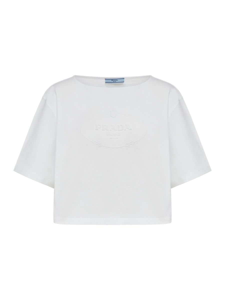 Prada - White - Ladies T-Shirt - Suitnegozi GOOFASH